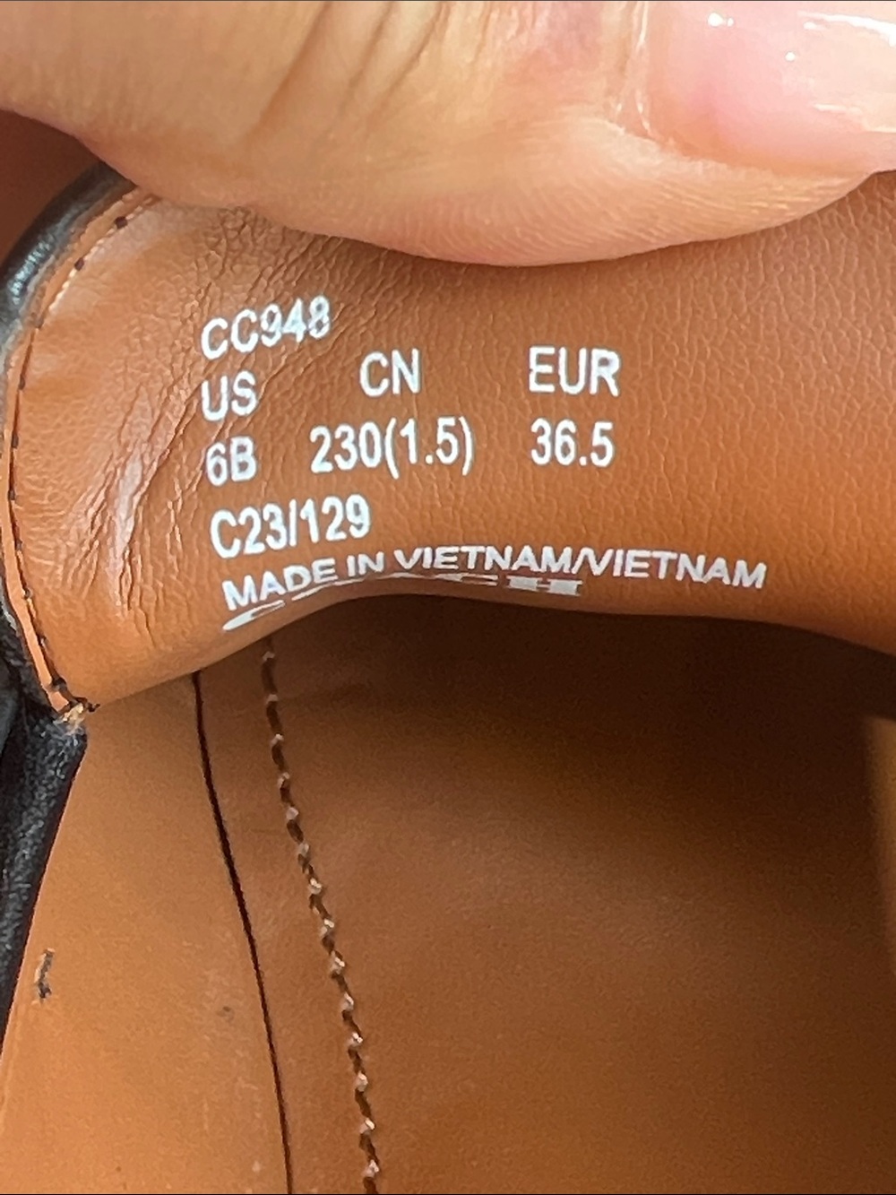 COACH Black Leather Penny Loafers for Women - Picture 8 of 9